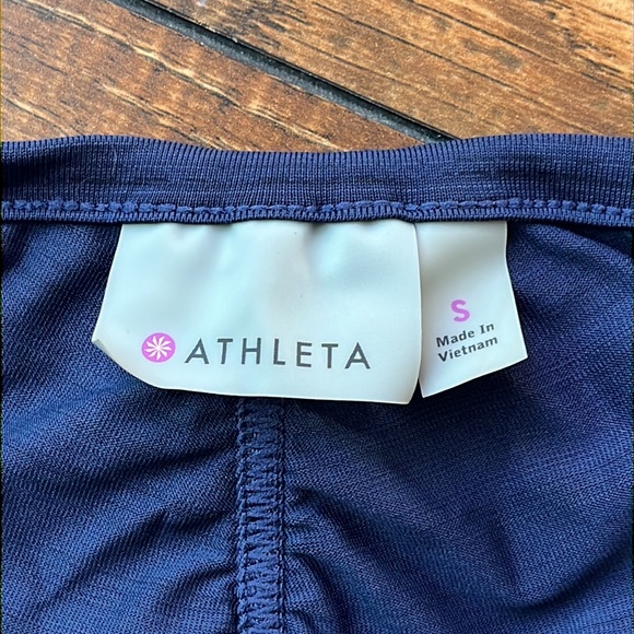 Athleta  athletic quarter zip long sleeve top Sz S - Picture 6 of 8